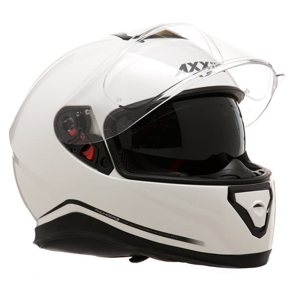 Casco de Moto Axxis Thunder 3 SV Solid Amarillo brillo – Bikesport Chile