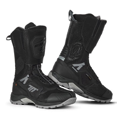 Bota de Moto Seventy Stelvio Alta Negro/Gris