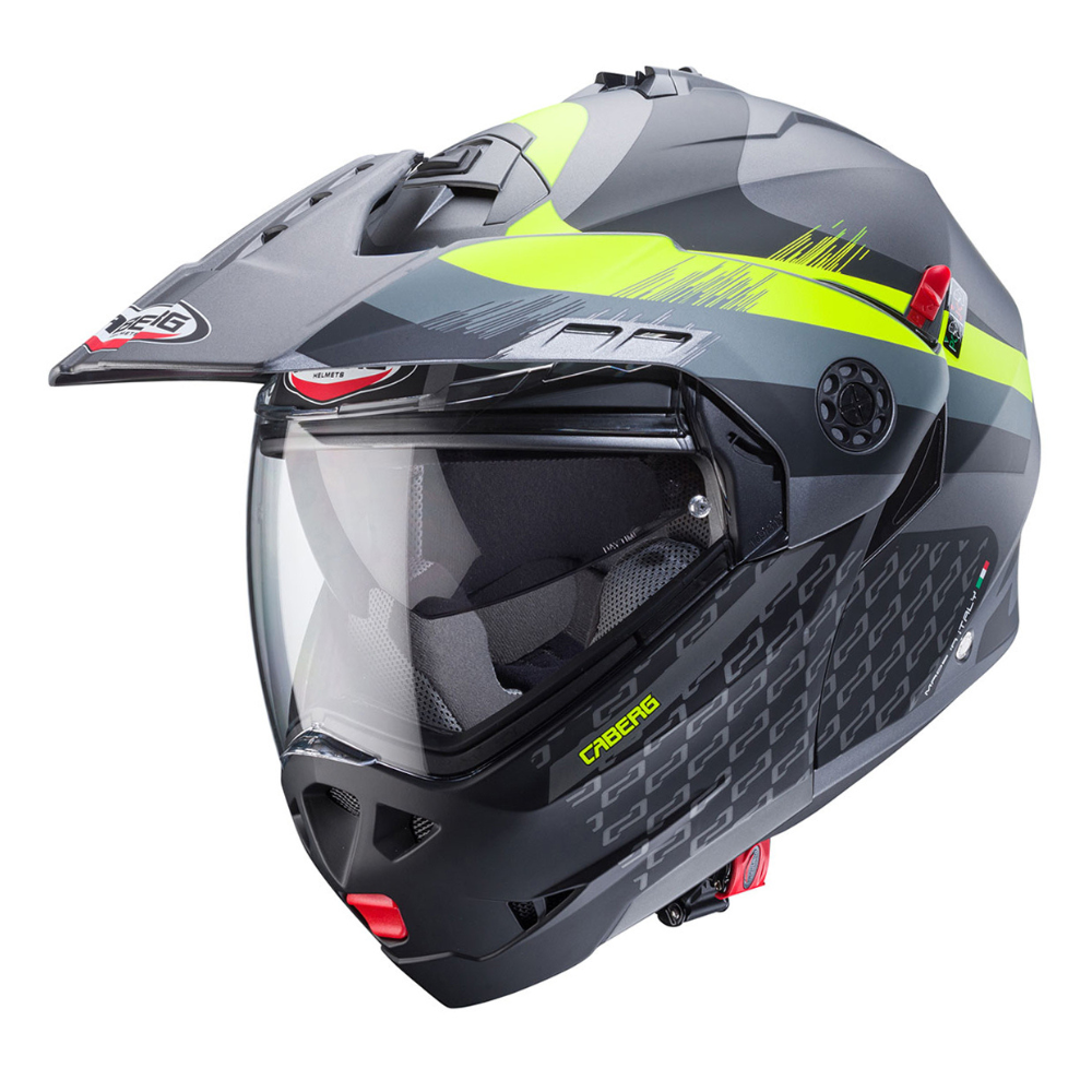 Casco de Moto Doble Proposito CABERG Tourmax X Sarabe Yellow