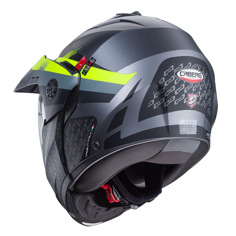 Casco de Moto Doble Proposito CABERG Tourmax X Sarabe Yellow