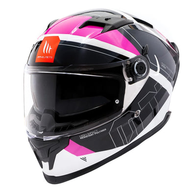 Casco MT Helmets Braker SV A8 Lab Rosa Brillo