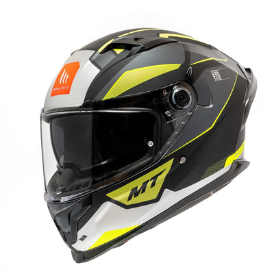 Casco MT Helmets Braker SV B3 Pursuit Amarillo Fluor