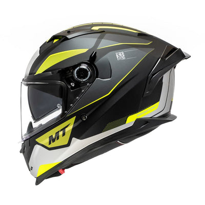 Casco MT Helmets Braker SV B3 Pursuit Amarillo Fluor