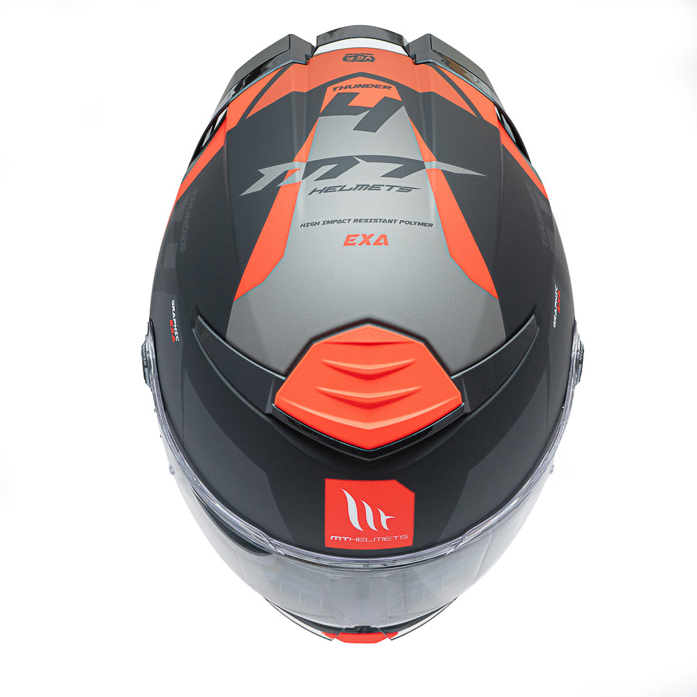 Casco MT Helmets Thunder 4 SV Exa A5 Rojo Mate + Pinlock Incluido