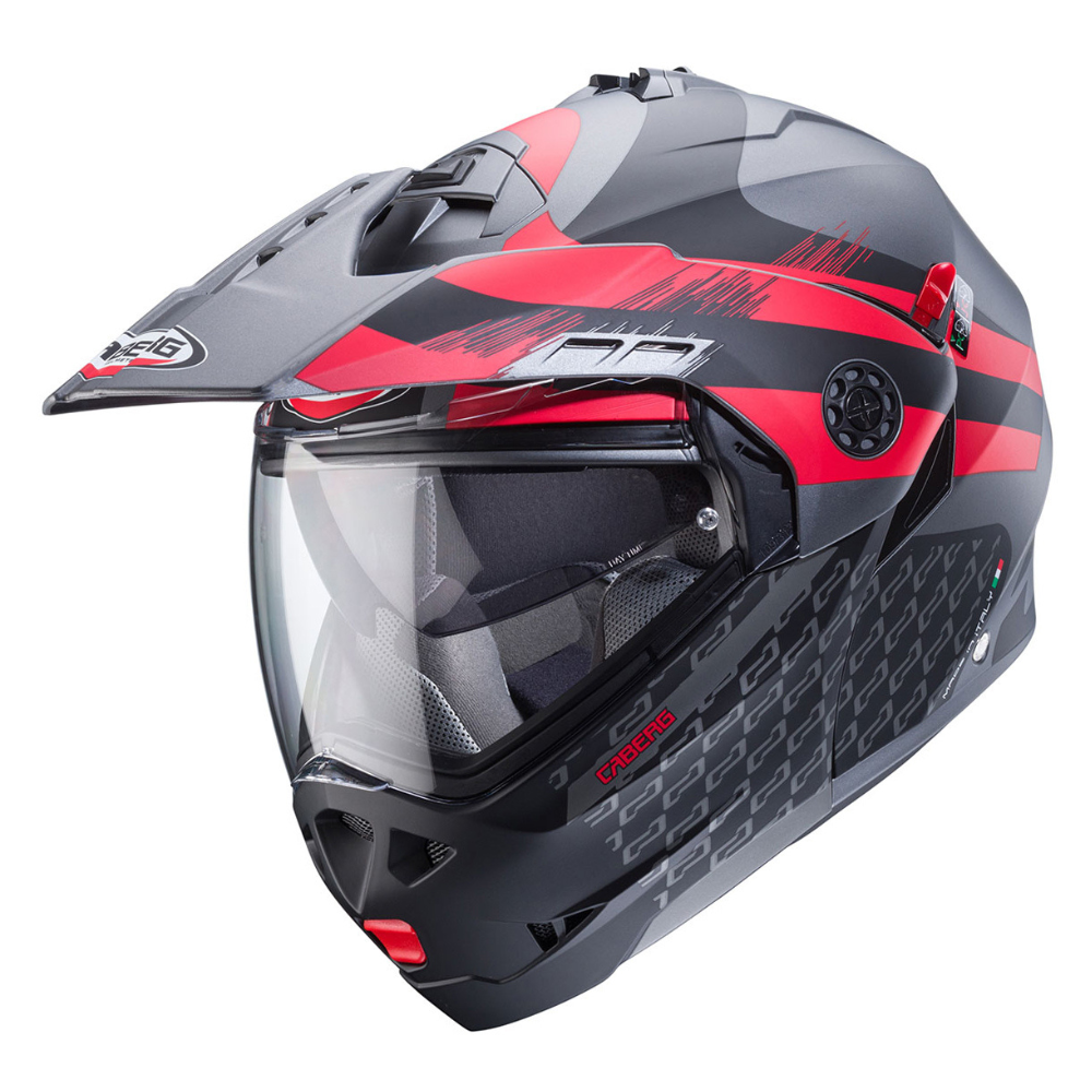 Casco de Moto Doble Proposito CABERG Tourmax X Sarabe RED