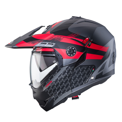 Casco de Moto Doble Proposito CABERG Tourmax X Sarabe RED