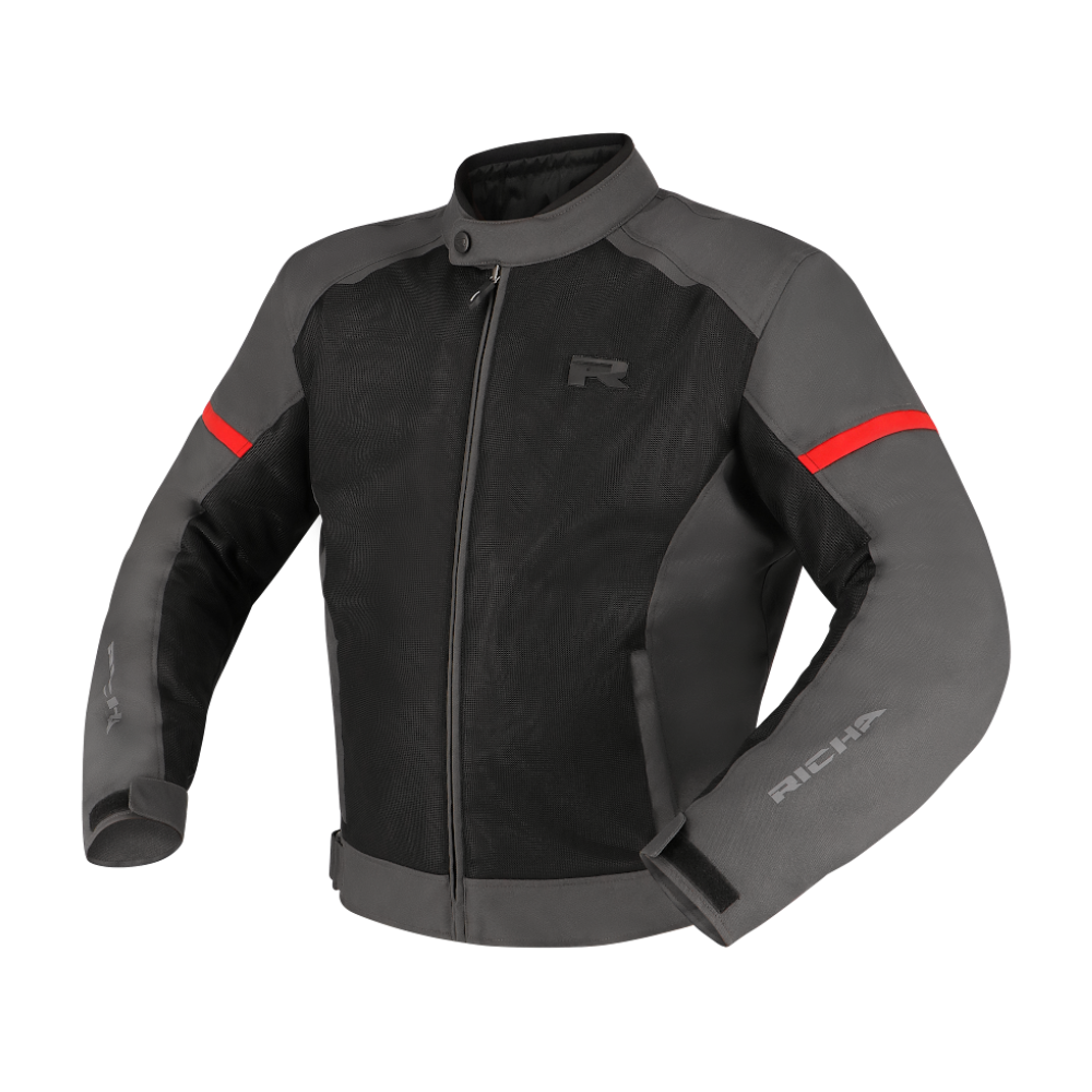 Chaqueta para Moto Richa Auyan WP Dark Grey