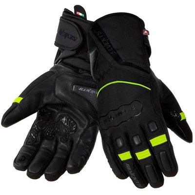 Guante para Moto de invierno Seventy Gobi Negro/Amarillo Fluor