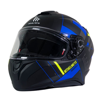 Casco de Moto MT Helmets Targo Veneris A1 Azul Mate