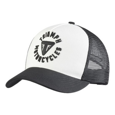 Jockey Triumph TAYLOR EMBROIDERED TRUCKER CAP BONE - BLACK