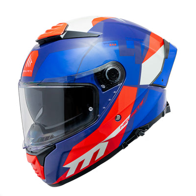 Casco MT Helmets Thunder 4 SV Exa C7 Azul Brillo + Pinlock Incluido