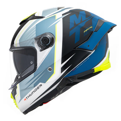 Casco MT Helmets Thunder 4 SV Pental A7 Azul Mate + Pinlock Incluido