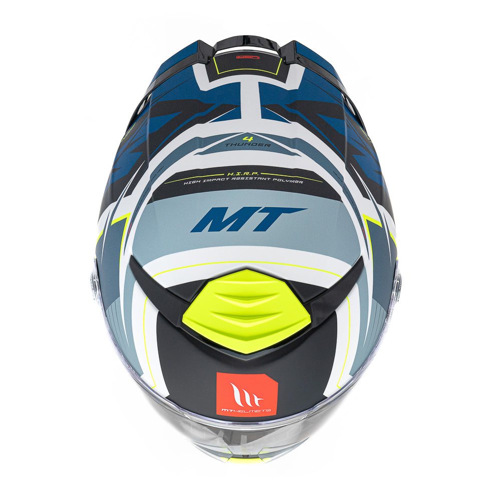 Casco MT Helmets Thunder 4 SV Pental A7 Azul Mate + Pinlock Incluido