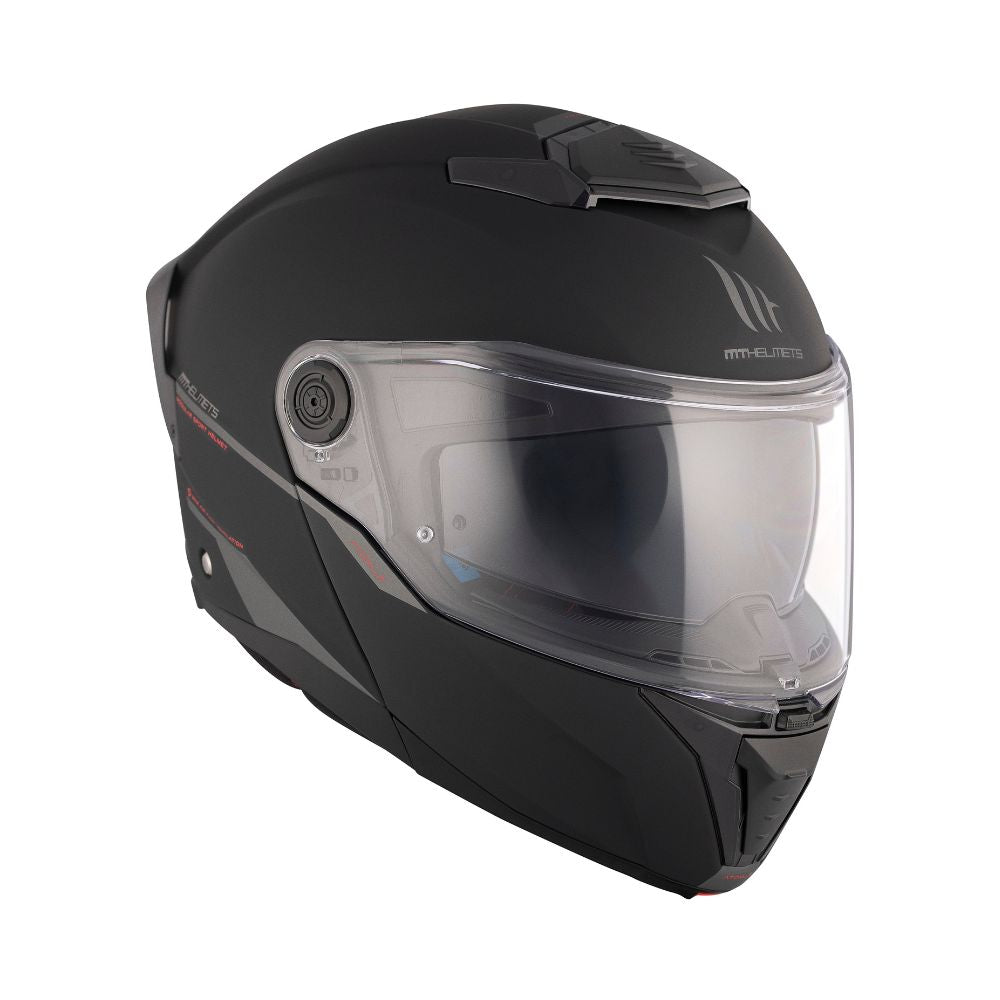 Casco de Moto MT Helmets Atom 2 SV Negro Mate Pinlock incluido